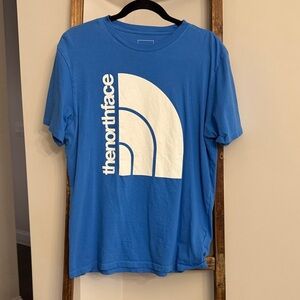 The North Face Bold Blue Tee with White Logo